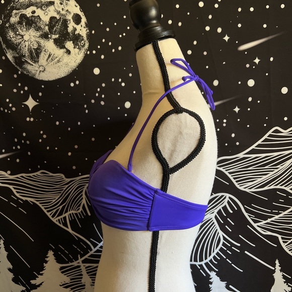 Victoria’s Secret Bikini Top Electric Purple - Picture 2 of 4